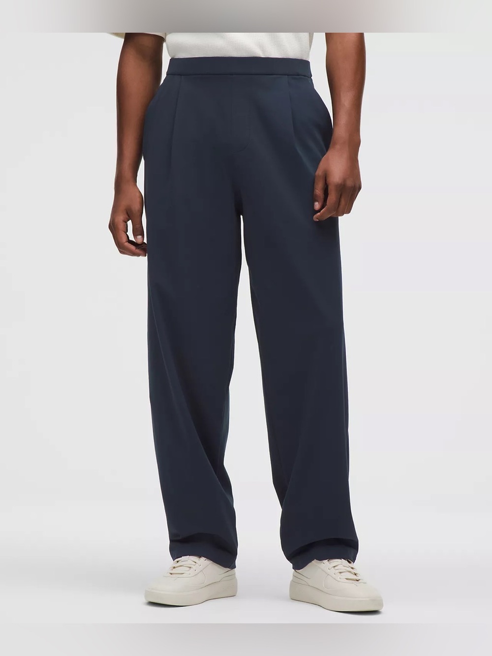 NWT Lululemon Athletica Men's Daydrift Wide-Leg Trouser Pants in Navy L